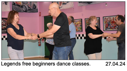 Legends free beginners dance classes 27.04.2024.